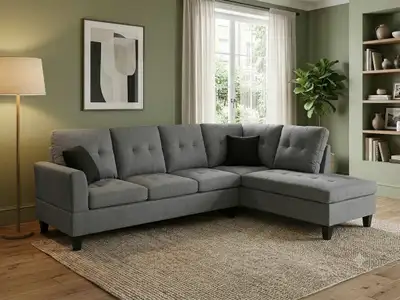 Grey Sectional Sofa, View more
