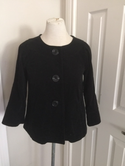 New  Gap Woman Black Jackets & Coat Black Flair Ladies Jacket si, View more