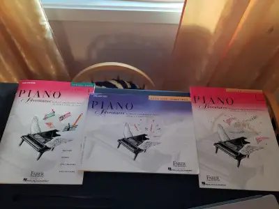 Piano books by Faber Piano Adventures: theory, lesson, View more
