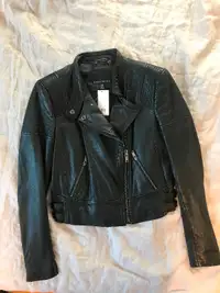 Banana Republic leather biker jacket (XS) - NWT