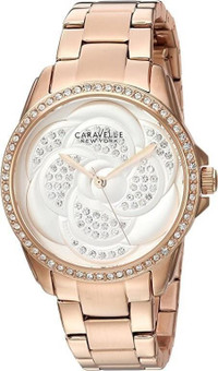 Caravelle Women's 44L233 Crystal Silver Tone Dial1 / 1