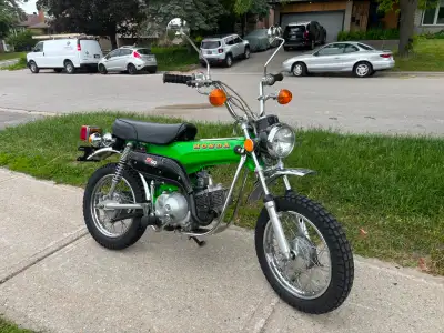 EXCELLENT ORIGINAL CONDITION ,NO CHINESE PARTS ! NEW BATTERY ,TWO NEW CORRECT TIRES AND TUBES ,REBUI...