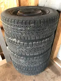 215/60/16 winter tires on rims 