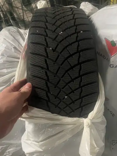 Selling a like-new set of MotoMaster Winter Edge II winter tires, size 215/60R17 96T, used lightly f...