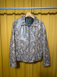 Supreme Schott Snakeskin Leather Jacket