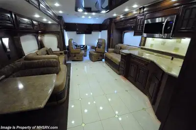 2015 Integra Athen motorhome chassis freightliner 39 foot one full slide on the driver side one slid...