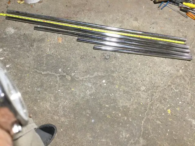 1” O.S.  chrome plated still pipes in Garage Sales in Laval / North Shore - Image 5