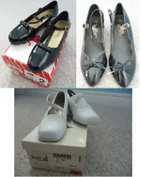 Various New Girl's Dress Shoes - Size 1 or 2