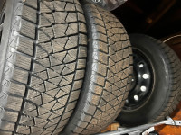 DM-V2 Bridgestone Blizzak winter tires on rims - 225/16R17