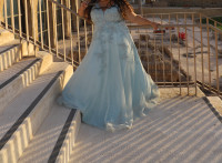Beautiful Cinderella inspired wedding dress size 24 prom dress