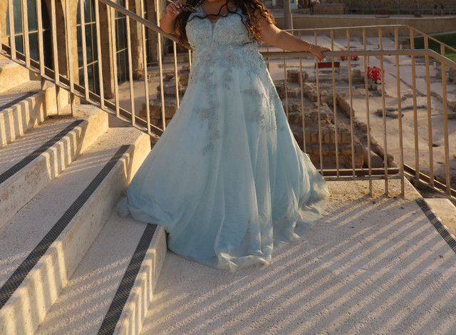 Beautiful Cinderella inspired wedding dress size 24 prom dress in Wedding in Hamilton