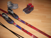 lot: ski de fond  MADSHUS   190 cm +   bottes  7-8-9  US w+poles