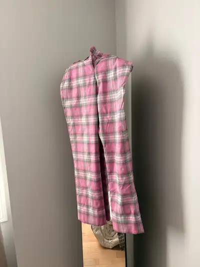 Pink Plaid Pants- Nike, View more
