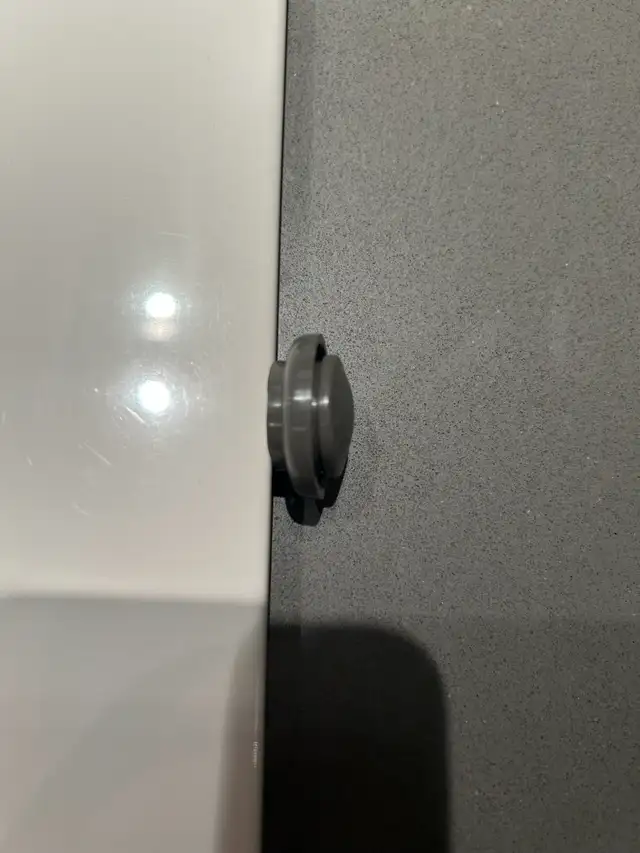 BOUTON EN CAOUTCHOUC GRIS NEUF DÉPART-PAUSE-ARRÊT LAVEUSE GE in Washers & Dryers in Québec City - Image 4