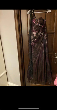 Beautiful purple/black evening gown!!