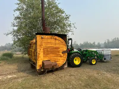 Selling my bale/ wood boiler. Comes with 4000 liters of glycol. Can heat up to 10000 square feet wit...