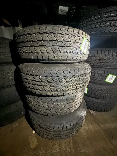5 Brand New Bridgestone All Terrain tires 255/70R18 32.5” almost a 33” Handles great on dirt and roa...