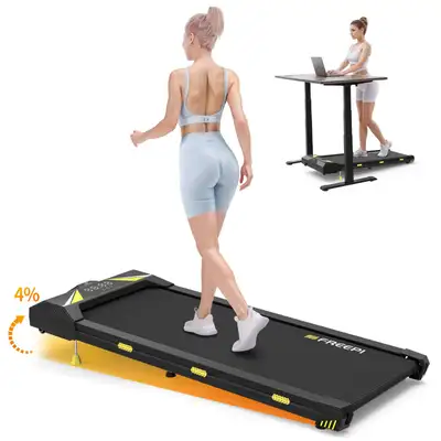 Freepi 4 in. Walking Pad with Incline - 2.5Hp, View more