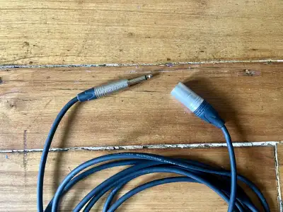 Male XLR to Male 1/4" Cable 15 Feet, View more