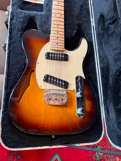 G&L ASAT Tele Special Thinline. Sunburst finish. This is a great Tele style guitar with the beefed u...