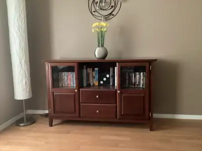 Matching Wood Media Console / Sideboard (Moving!), View more
