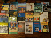 Textbooks for sale (Education, Psychology, Biology, Chemistry)