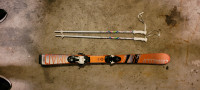 Junior Skis, poles and boots
