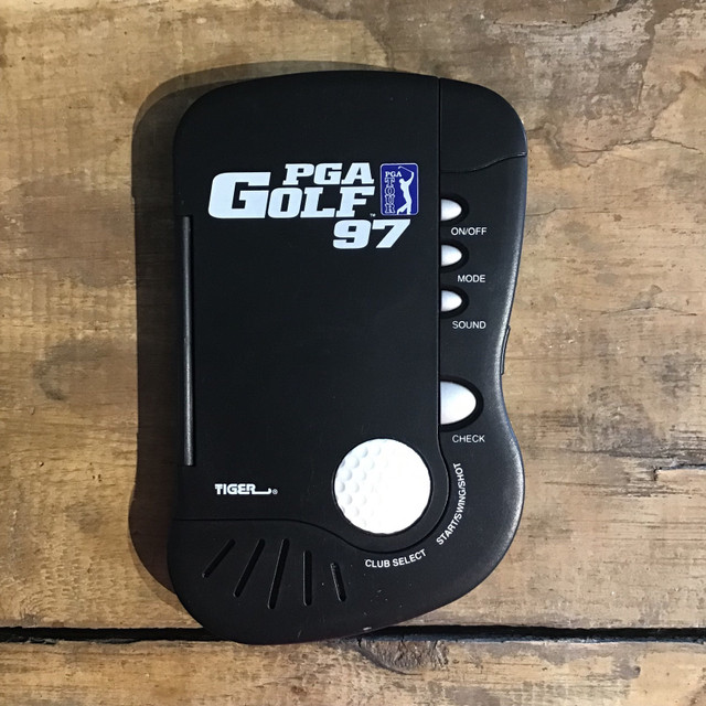 PGA Golf 97 by Tiger handheld electronic game in Toys & Games in Woodstock