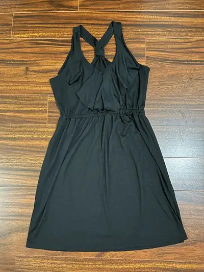 George women’s medium black dress, sleeveless, new, View more