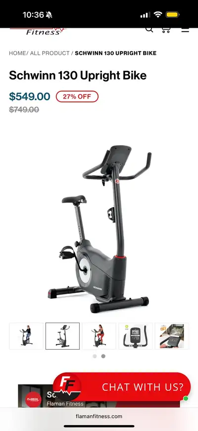 Schwinn 130 Upright Bike, View more