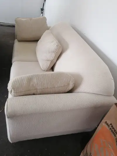 Pull out couch with three pillows, View more