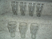 Coke Glasses (Hockey Designs) Group 1 $5 each. New condition. 3