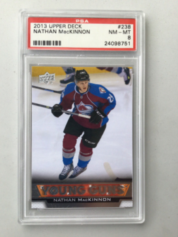 NATHAN MacKINNON … YG ROOKIE … RAW+BGS 9.5, PSA 8,9,10+Exclusive in Arts & Collectibles in City of Halifax - Image 2