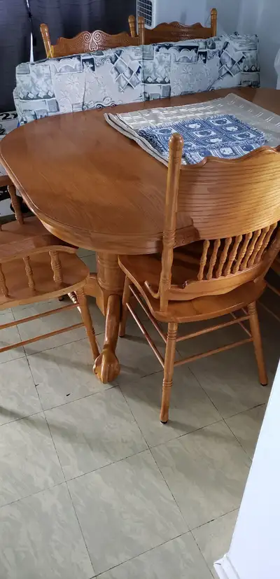Table en bois Wooden Dining room Table, View more