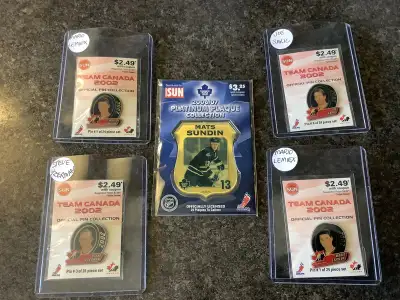 TORONTO SUN HOCKEY PINS AND PLAQUE, View more