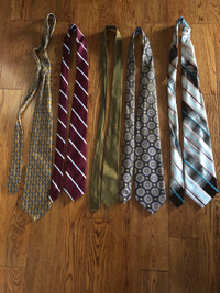 VINTAGE neckties - playboy, trump, omega, Eaton 