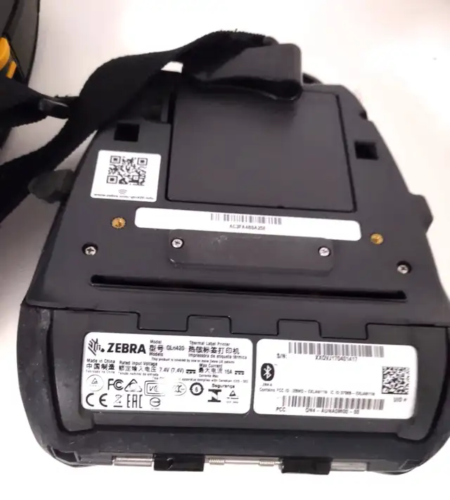 Lot of 2 Zebra QLN420 Wi-Fi & Bluetooth Mobile Label Printer no in Printers, Scanners & Fax in Kitchener / Waterloo - Image 4