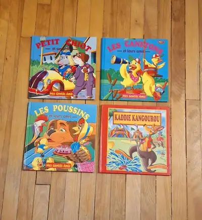 4 LIVRES: $0.75 CHACUN. MES GENTILS AMIS:  PETIT CHIOT ET SES..., View more