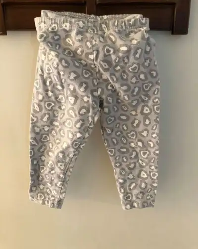 Girls Leopard Print Pants (Cherokee) - Size 12-18 Months, View more