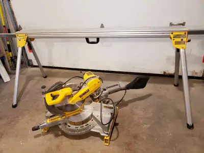 Dewalt 12 in miter saw with stand, View more