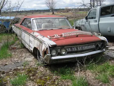 1964 merc 2drht for parts complete except front seats and steering Colum good hood and trunk extra g...