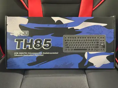 EPOMAKER TH85 QMK/VIA Wireless Mechanical Keyboard, USB (Black), View more