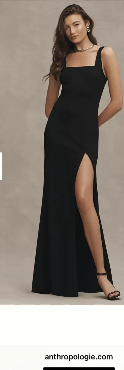 Anthropology, LBD, long, new elegant quality flatte, View more
