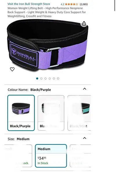Women Weight Lifting Belt, View more