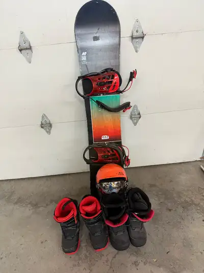 Snowboard and Boots, View more