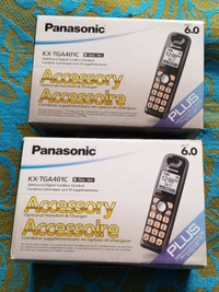 Panasonic KX-TGA401C ,pair of cordless Handset Phones