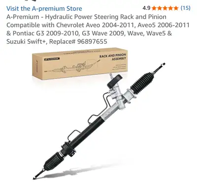 Power Steering Rack and Pinion Chevy Pontiac Suzuki , View more