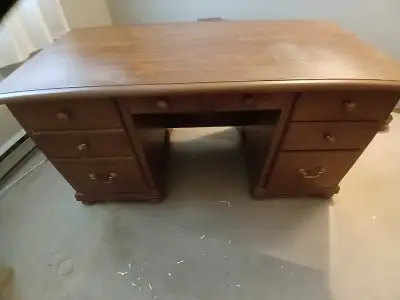 Solid wood Desk (estate sale), View more