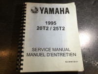 1995 Yamaha 20 & 25 HP Outboard 20T2/25T2 Service Manual 2 Strok