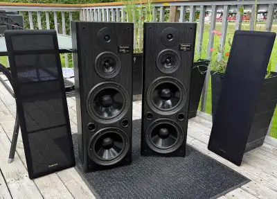 Technics SB-A32 vintage 3-way floor-standing speakers a pair, View more